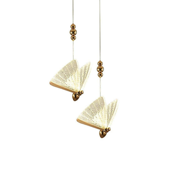 Butterfly Shaped Coastal LED Pendant Light