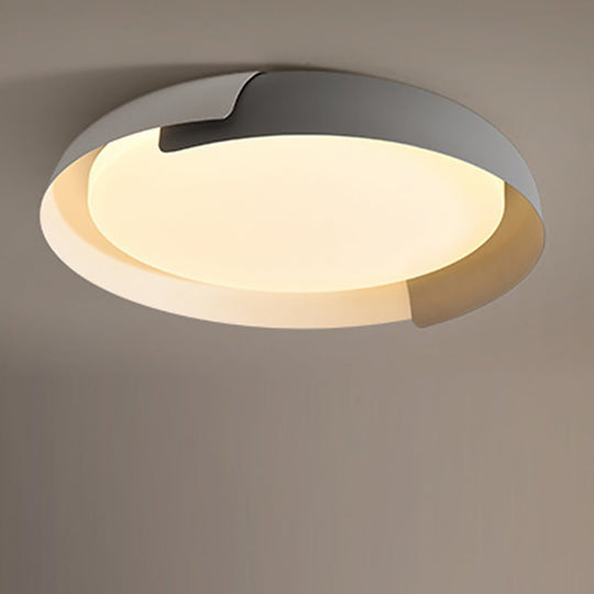 Minimalist LED Stepless Dimming Personality Round Ceiling Light