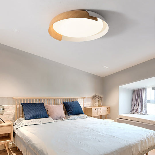 Minimalist LED Stepless Dimming Personality Round Ceiling Light