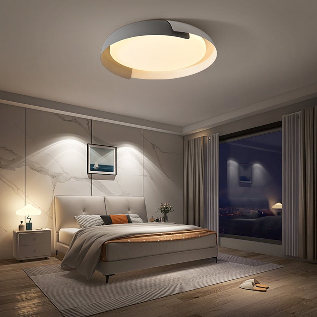 Minimalist LED Stepless Dimming Personality Round Ceiling Light