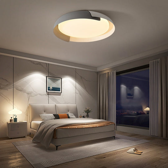Minimalist LED Stepless Dimming Personality Round Ceiling Light