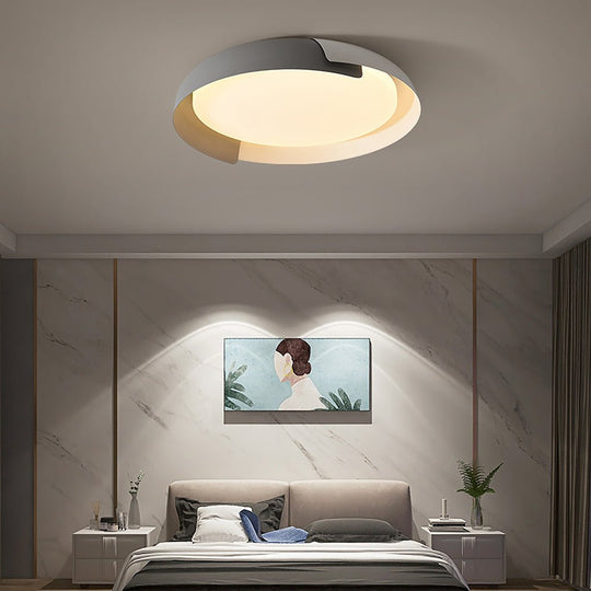 Minimalist LED Stepless Dimming Personality Round Ceiling Light