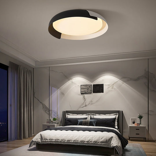 Minimalist LED Stepless Dimming Personality Round Ceiling Light