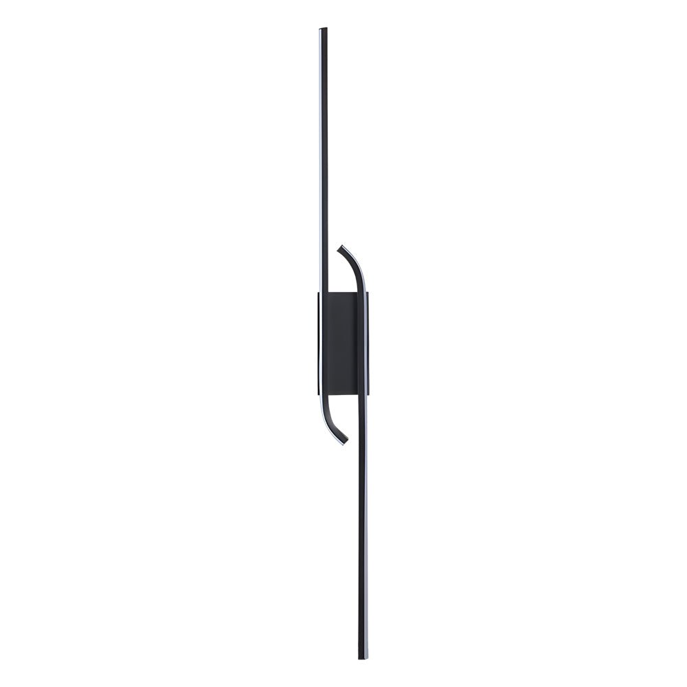 Minimalist Long LED Linear Lights Aluminum Black Wall Lights