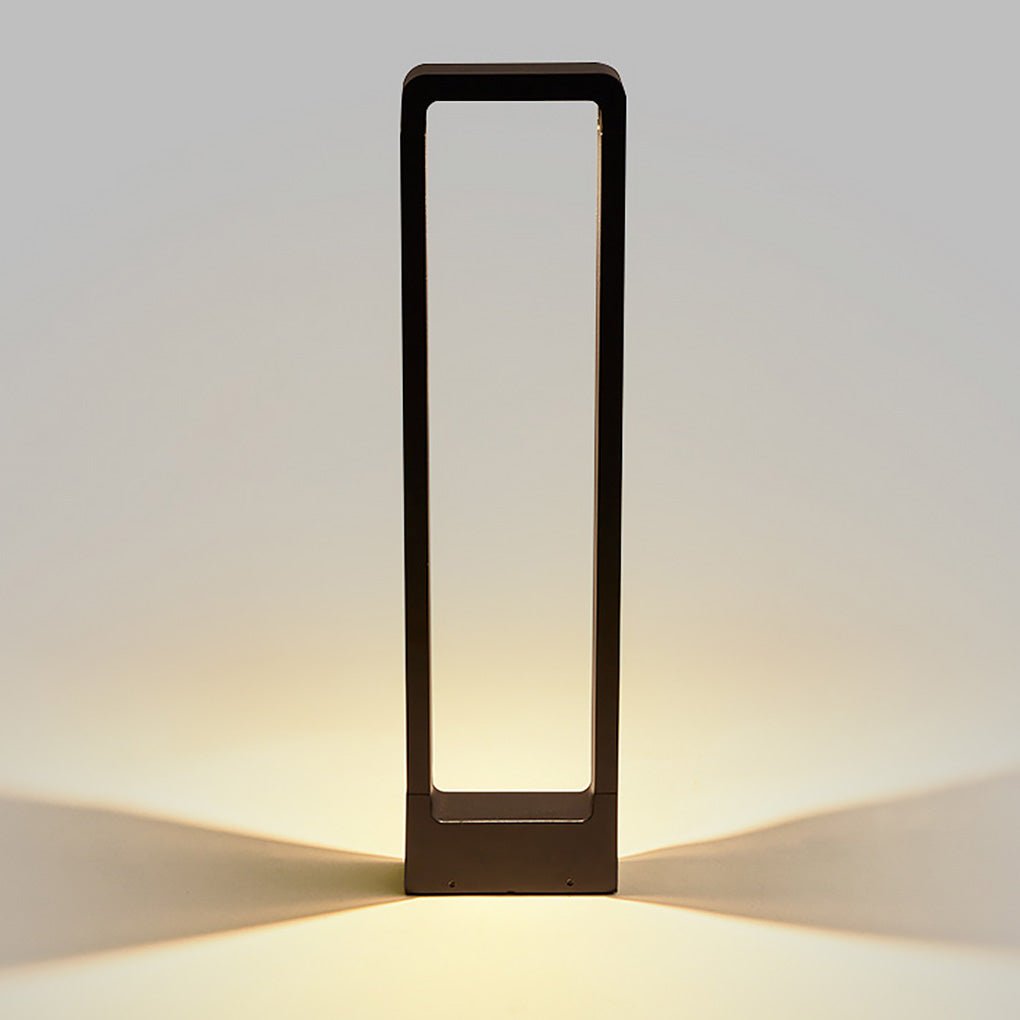 Rectangular COB LED Outdoor Path Lights Minimalist Durable &amp; Waterproof