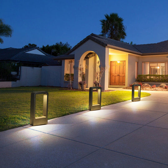 Rectangular COB LED Outdoor Path Lights Minimalist Durable &amp; Waterproof