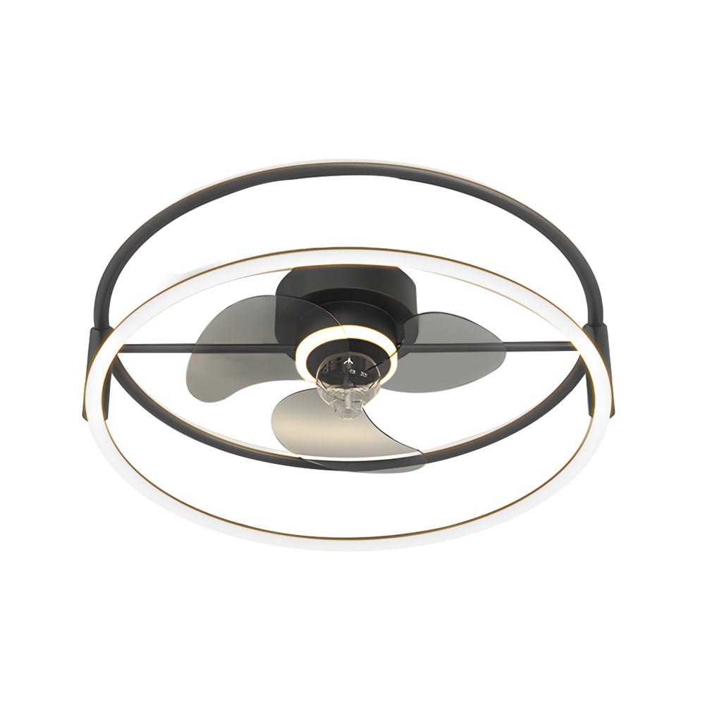 Minimalist Ring Modern Ceiling Fan Light – Bladeless &amp; Silent