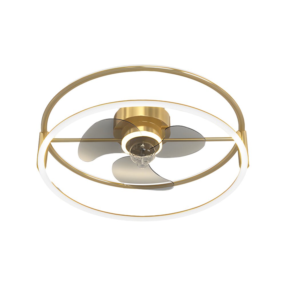 Minimalist Ring Modern Ceiling Fan Light – Bladeless &amp; Silent