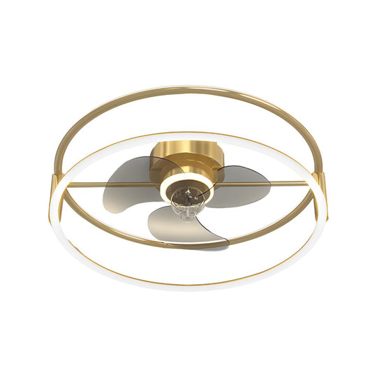 Minimalist Ring Modern Ceiling Fan Light – Bladeless &amp; Silent