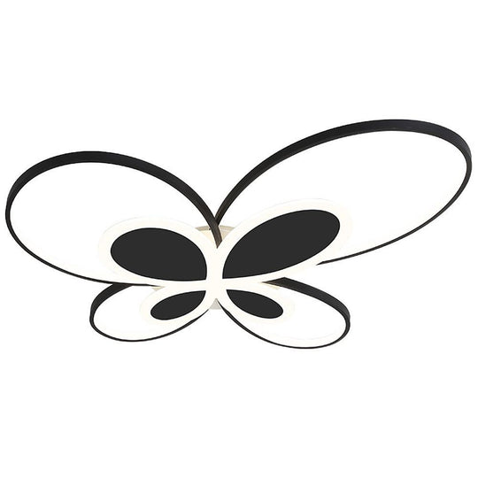 Cluster Dimmable Butterfly LED Flush Mount Ceiling Light for Baby &amp; Kids