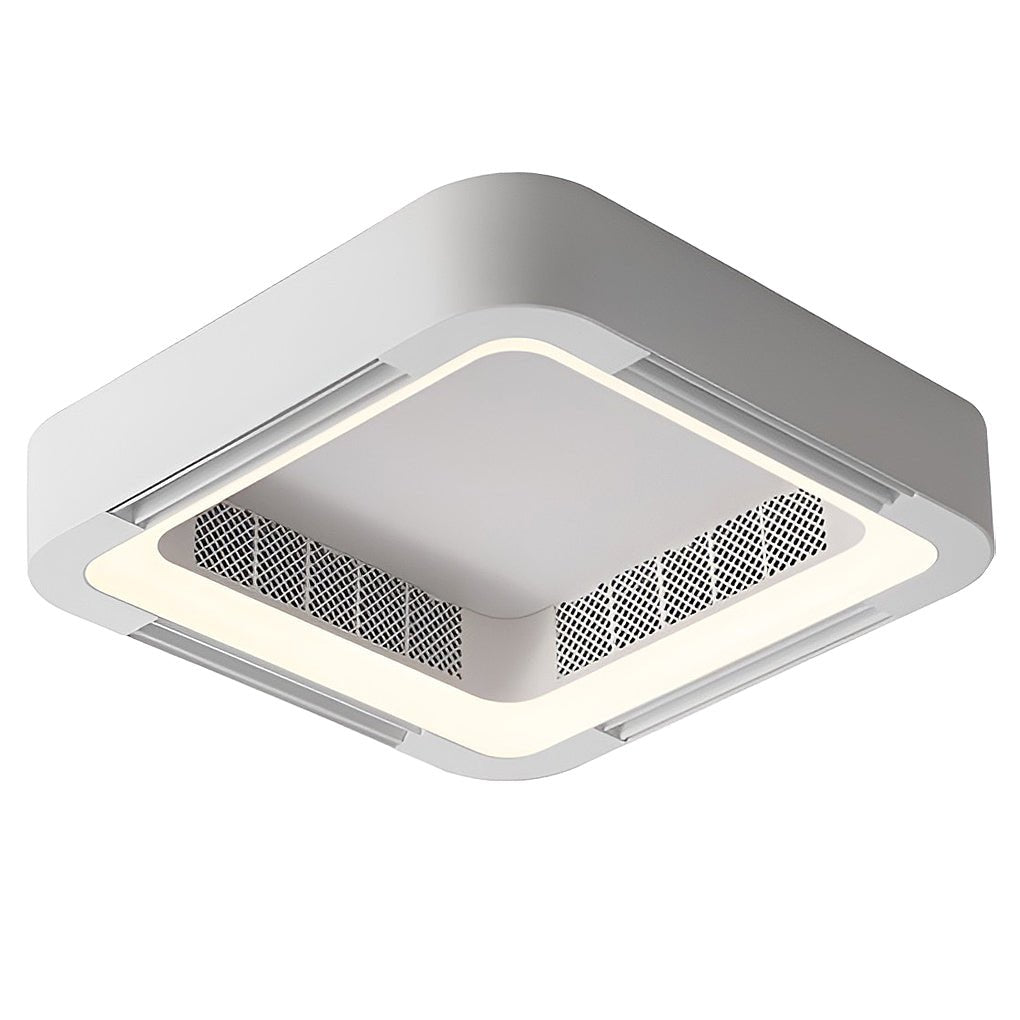 Modern Bladeless Inverter Ceiling Fan with LED Chandelier Light