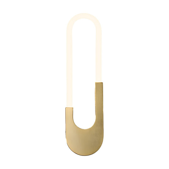 Modern Indoor Oval LED Wall Sconce – Gold or Black, 16&