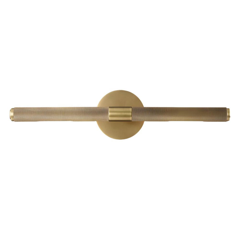 Modern Knurled Texture LED Bathroom Vanity Light with Swiveling Head