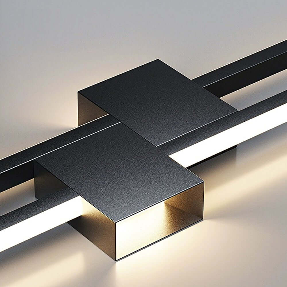 Modern Iron LED Linear Lights – Horizontal &amp; Vertical Wall Mounted
