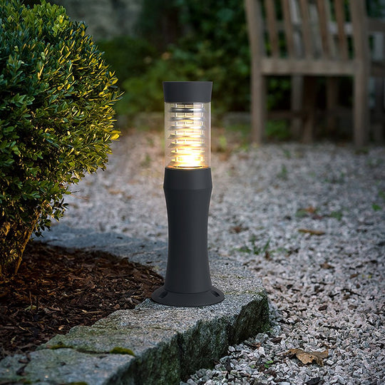 Modern Aluminum Acrylic Outdoor Bollard Light