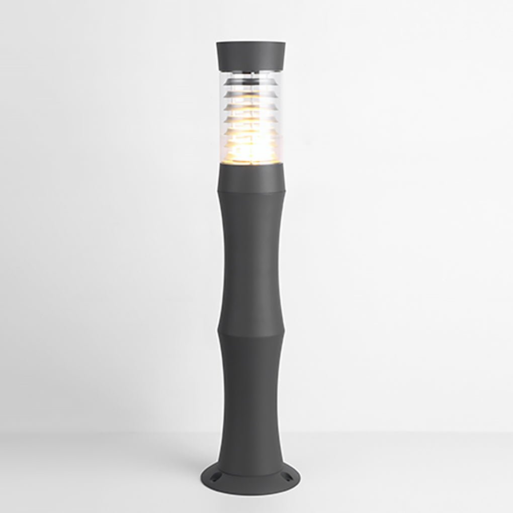 Modern Aluminum Acrylic Outdoor Bollard Light