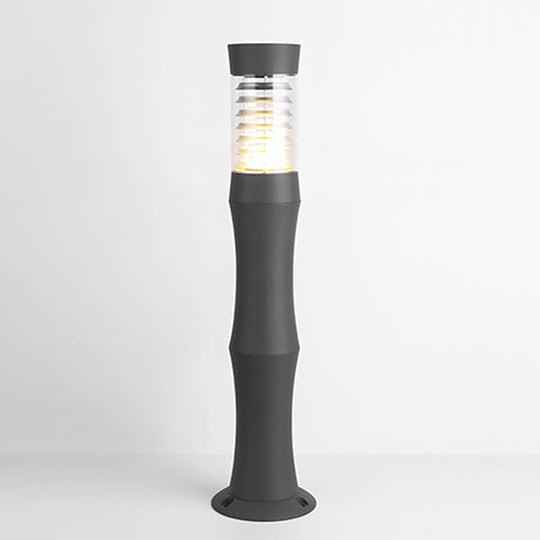 Modern Aluminum Acrylic Outdoor Bollard Light
