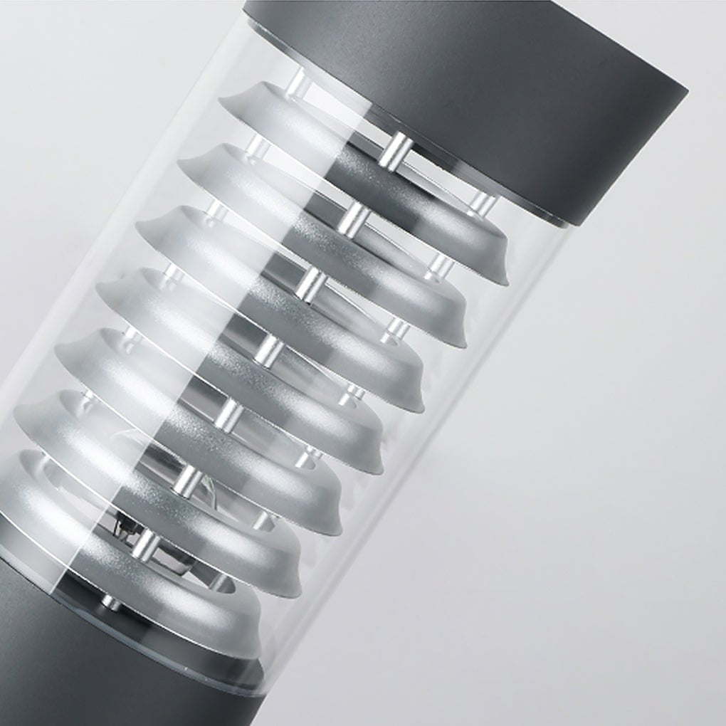 Modern Aluminum Acrylic Outdoor Bollard Light