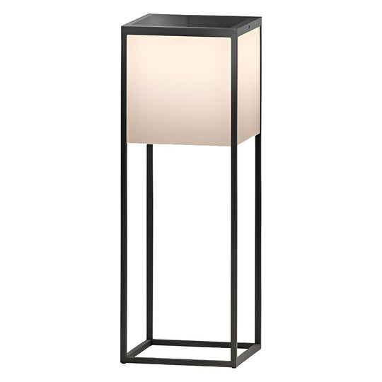 Square Solar LED Post Light with Stainless Steel Frame
