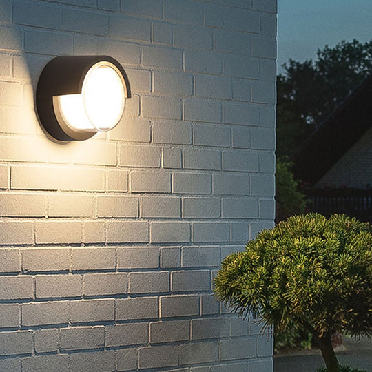 Modern Outdoor Wall Lights Round &amp; Square Waterproof Designs for Gardens &amp; Villas