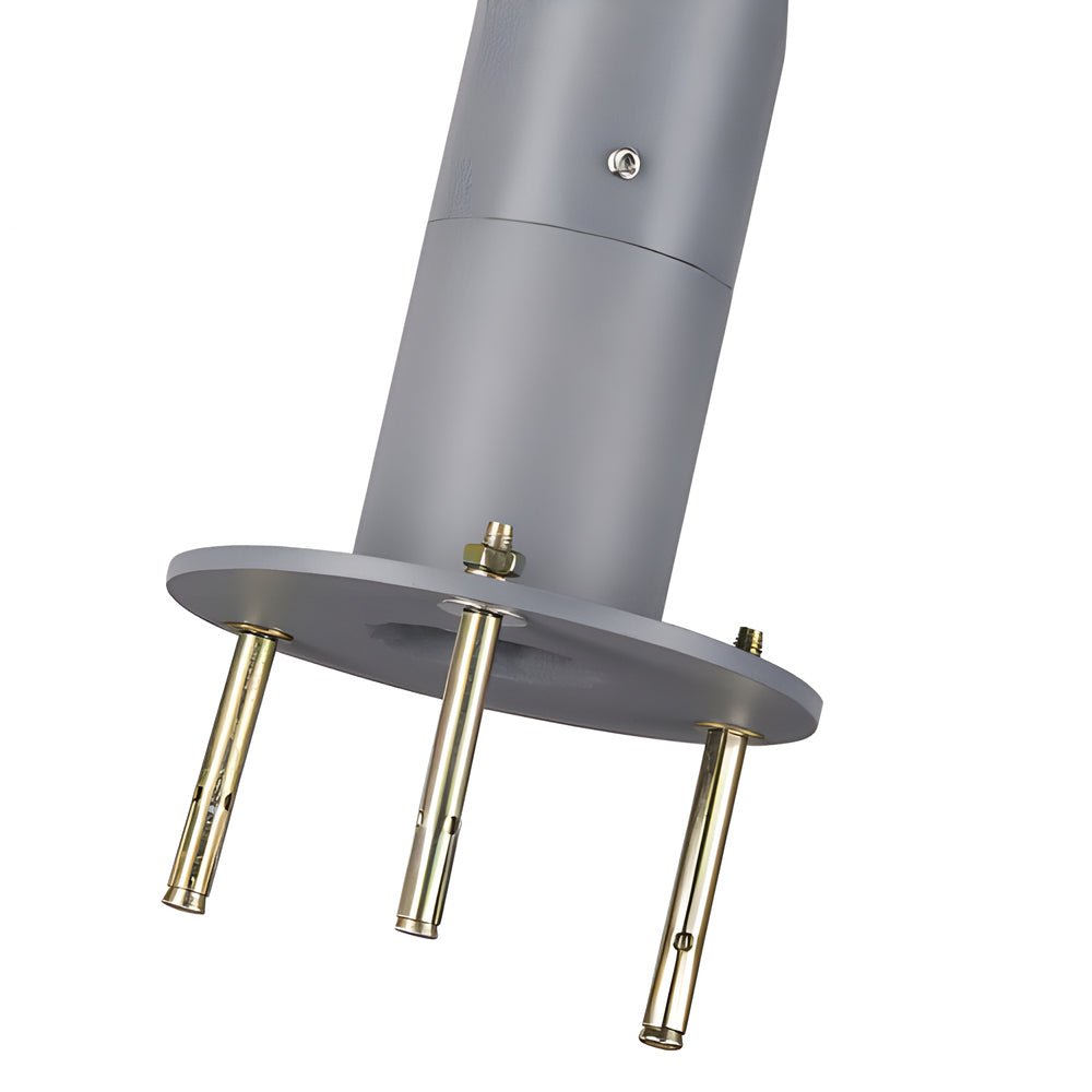 Modern Round Dual Motion Sensor LED Solar Post Lights Outdoor Pillar Lamp
