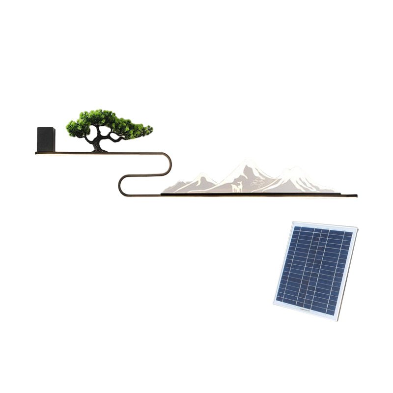 Mountain Scenery Waterproof LED Outdoor Wall Light