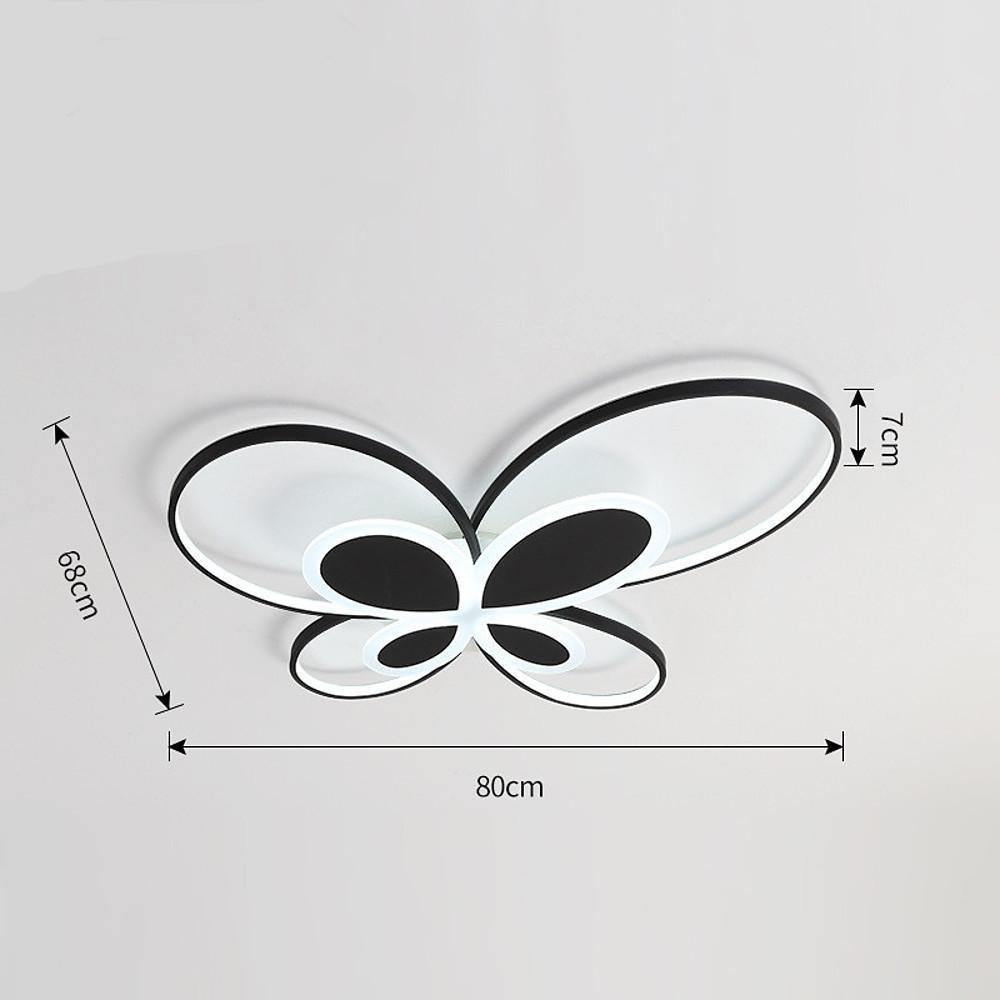 Cluster Dimmable Butterfly LED Flush Mount Ceiling Light for Baby &amp; Kids