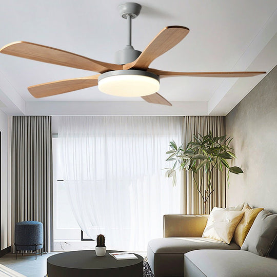 Nordic Frequency Conversion Dimmable LED Ceiling Fan Lamp