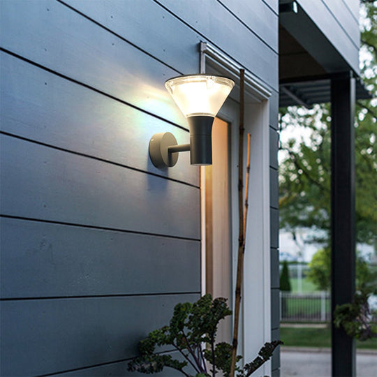 Versatile Round LED Nordic Outdoor Wall and Post Light