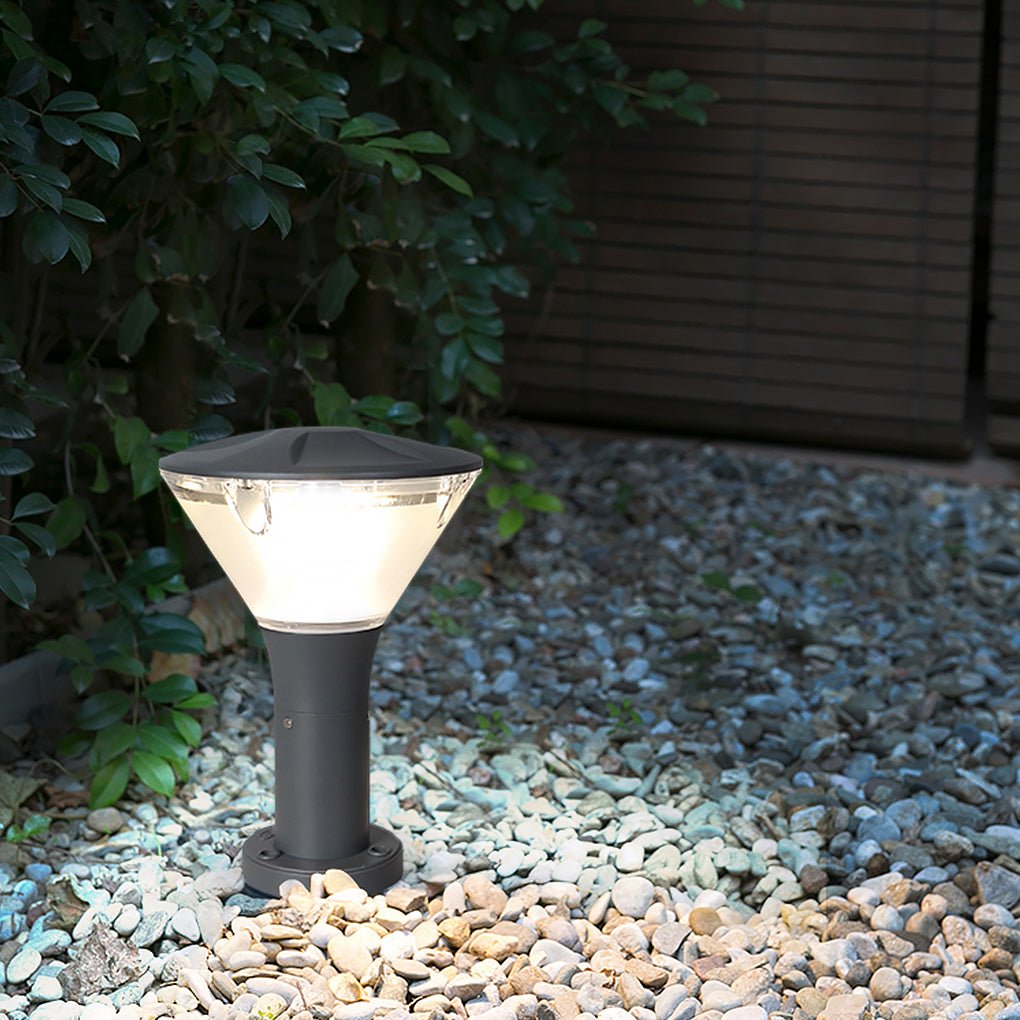 Versatile Round LED Nordic Outdoor Wall and Post Light