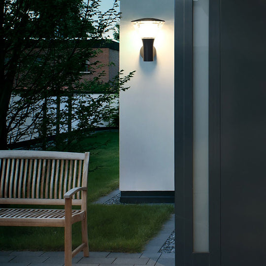 Versatile Round LED Nordic Outdoor Wall and Post Light