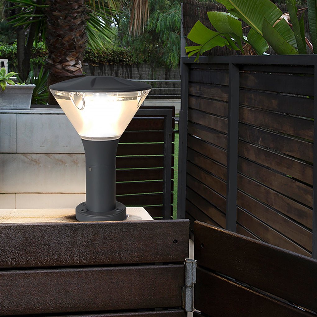 Versatile Round LED Nordic Outdoor Wall and Post Light