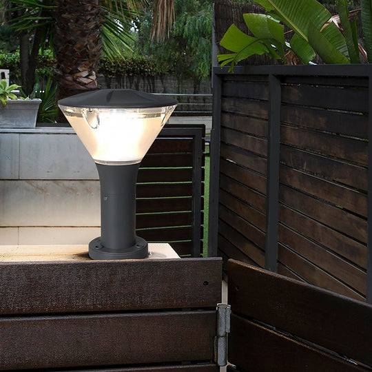 Versatile Round LED Nordic Outdoor Wall and Post Light