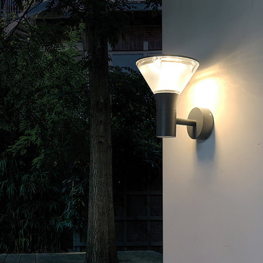 Versatile Round LED Nordic Outdoor Wall and Post Light