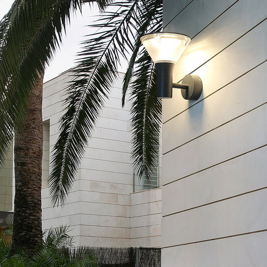 Versatile Round LED Nordic Outdoor Wall and Post Light