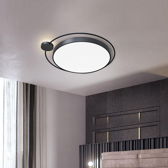 Circular Dimmable LED Nordic Flush Mount Ceiling Light