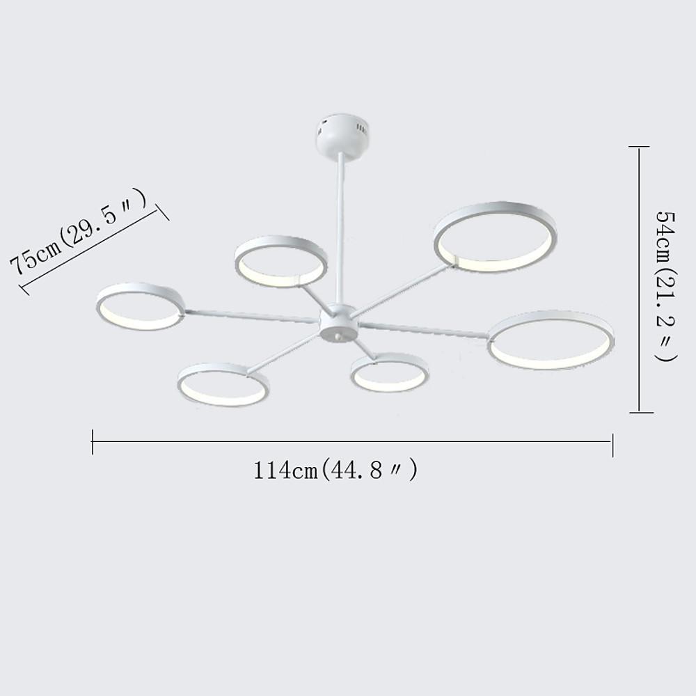 Mini Sputnik Modern Metal &amp; Silica Gel LED Chandelier