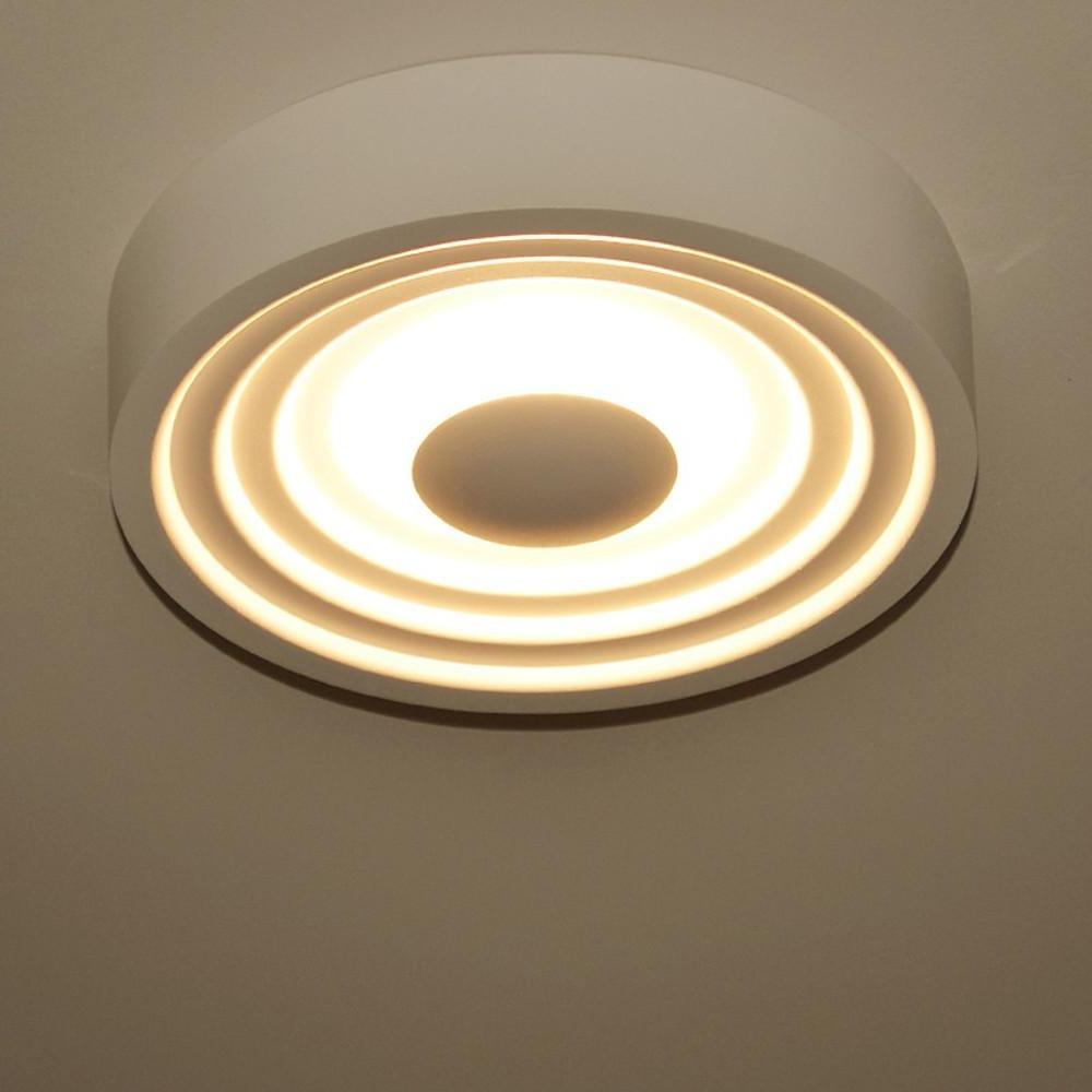 6-Inch Geometric Circles LED Flush Mount Ceiling Light