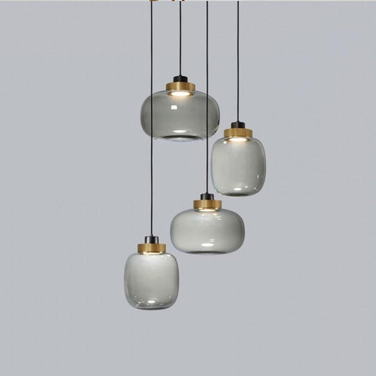 Round Globe LED Nordic Glass Pendant Light Hanging Lamp