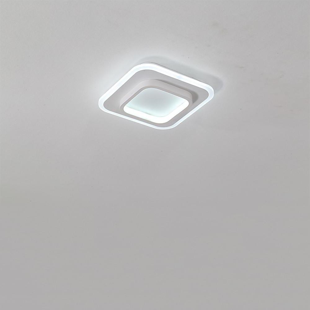 Double Square Shaped Flush Mount LED Ceiling Light for Kitchen Sink
