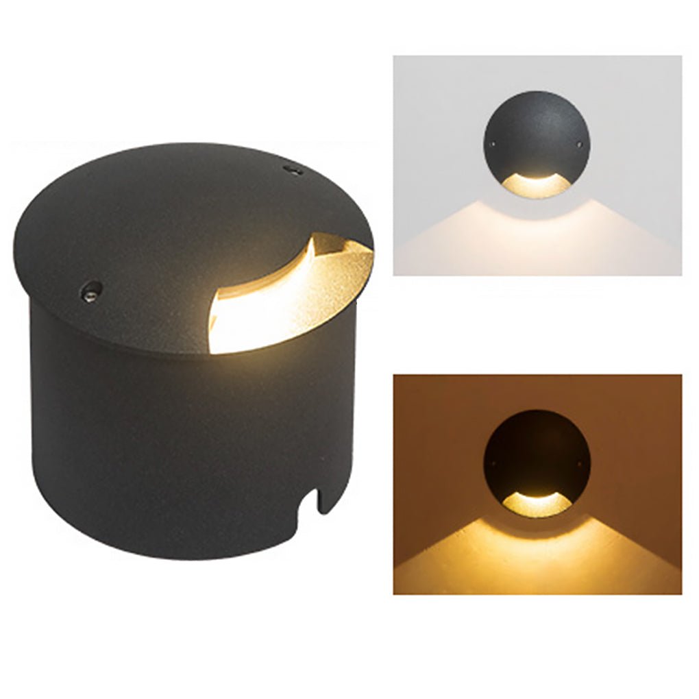 Sleek LED Cap Light for Garden Stairs, Decks &amp; Pathways