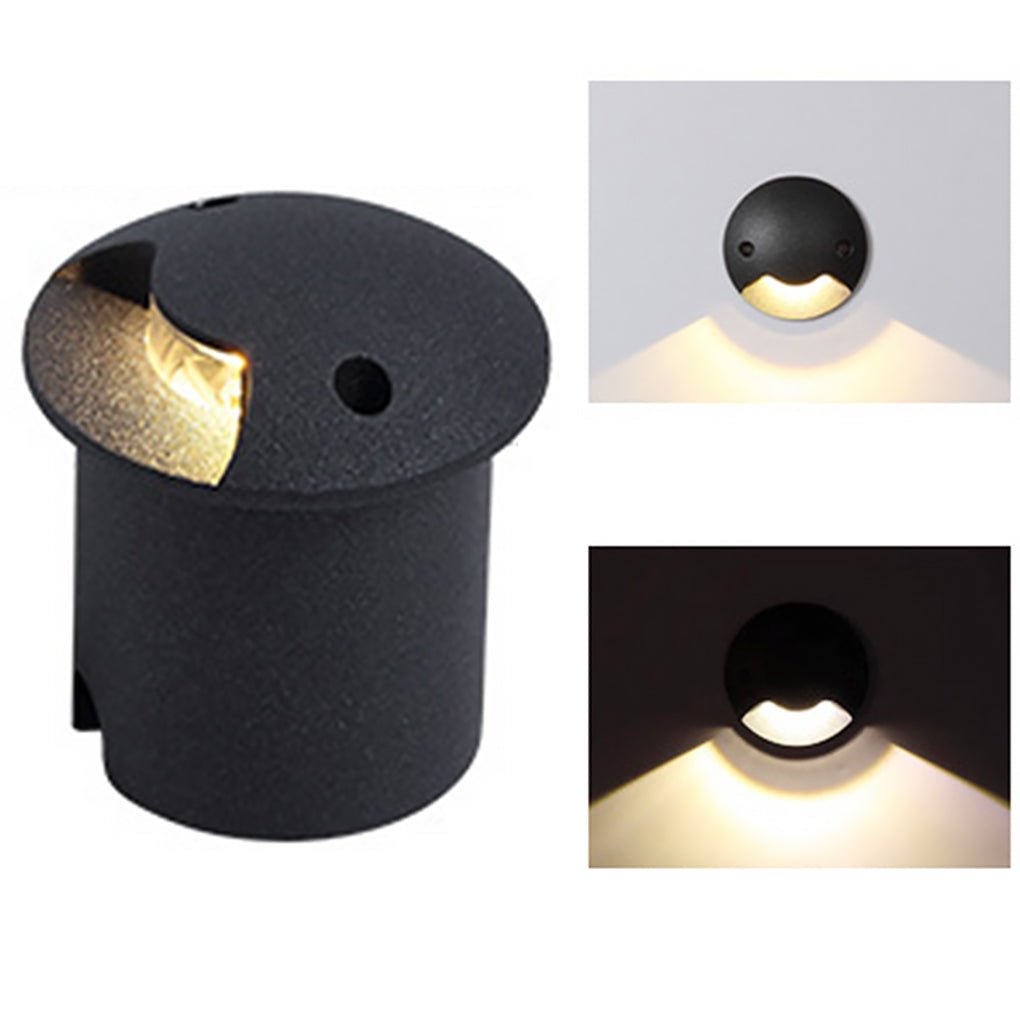 Sleek LED Cap Light for Garden Stairs, Decks &amp; Pathways