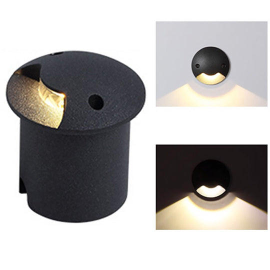 Sleek LED Cap Light for Garden Stairs, Decks &amp; Pathways
