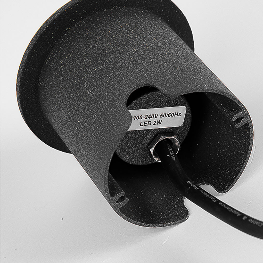 Sleek LED Cap Light for Garden Stairs, Decks &amp; Pathways