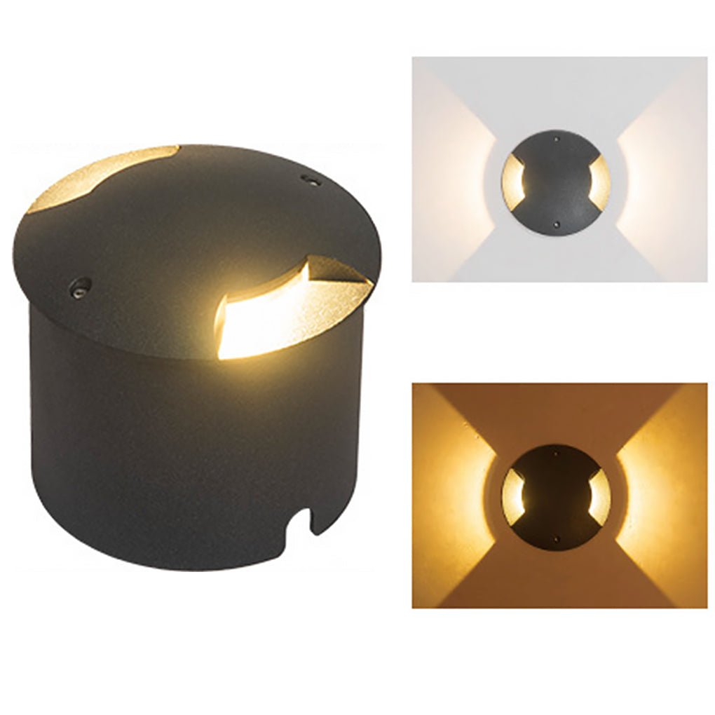 Sleek LED Cap Light for Garden Stairs, Decks &amp; Pathways