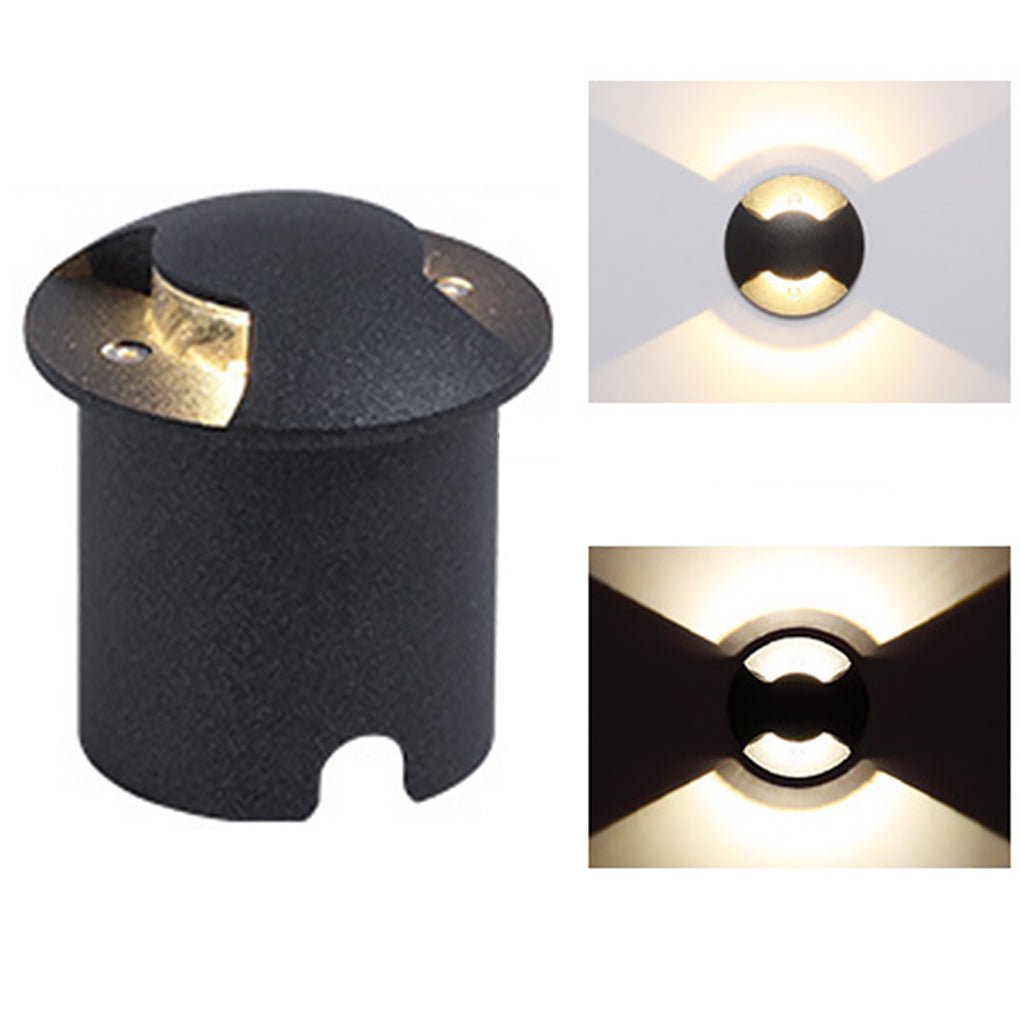 Sleek LED Cap Light for Garden Stairs, Decks &amp; Pathways
