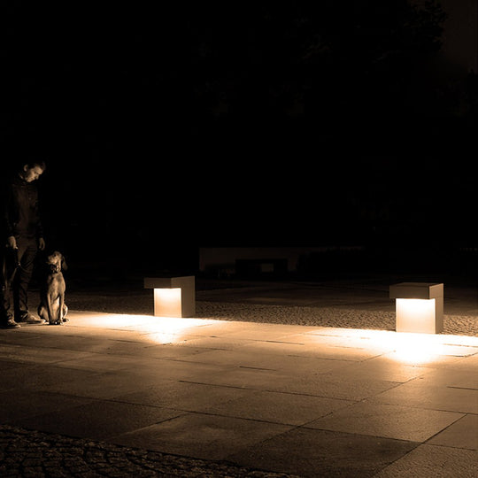 Eco-Friendly Modern Outdoor LED Path Lamp in Minimalist Design