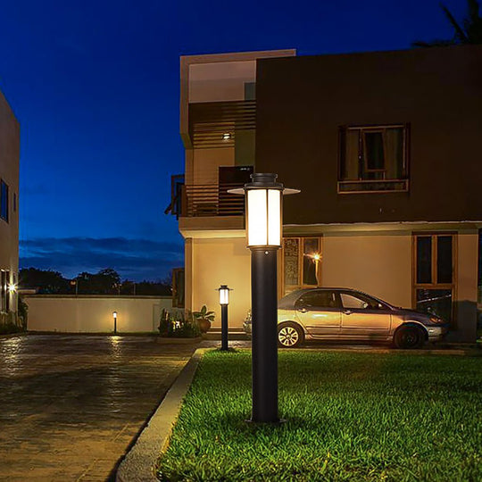 Sleek Cylindrical LED Outdoor Bollard Light Waterproof