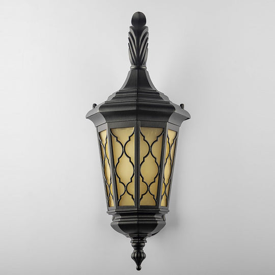 Outdoor Retro Waterproof LED Wall Lamp for Courtyard and Balcony