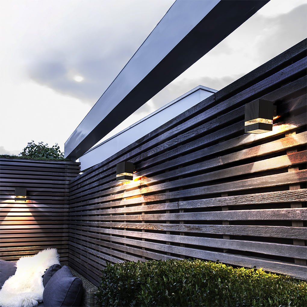 Modern Square &amp; Round Up and Down LED Wall Sconce